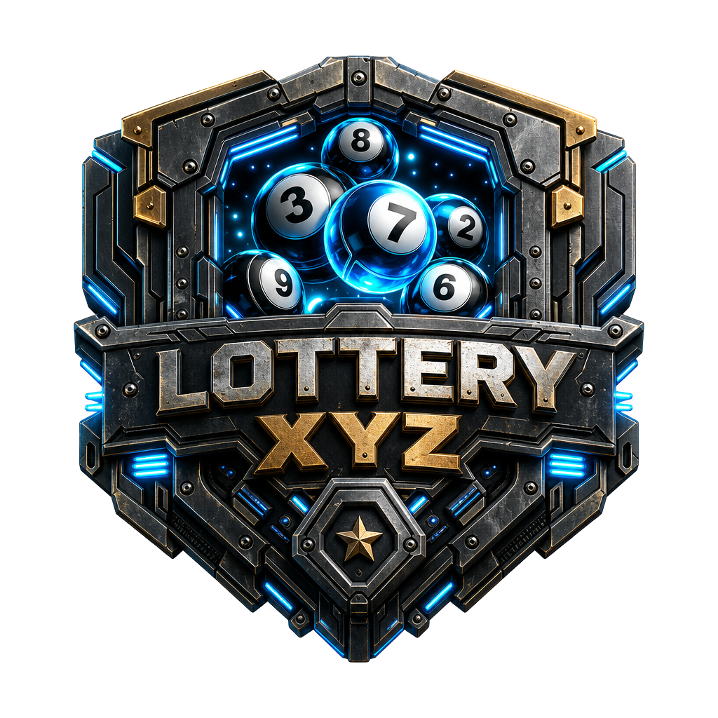 LOTTERY XYZ metallic emblem
